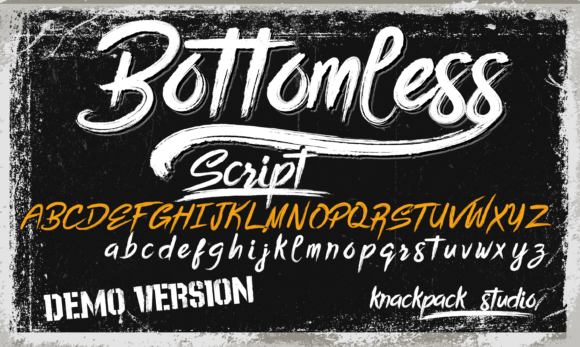 Bottomless Script: The Raw Energy of Handcrafted Typography