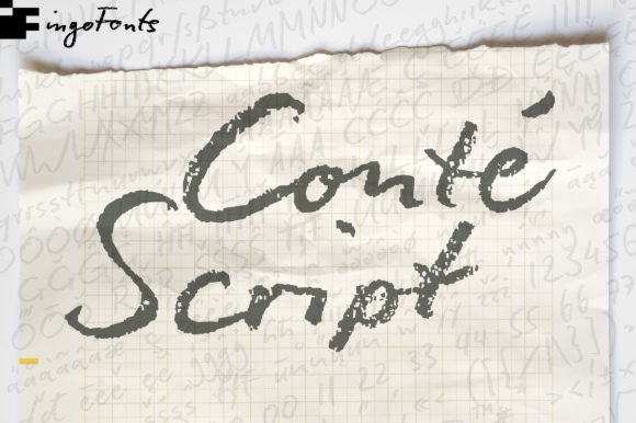 Conté Script Plus: A Modern Take on Handwritten Charm