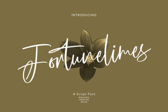 Fortunelimes Script: A Designer's Take on This Flowing Typeface