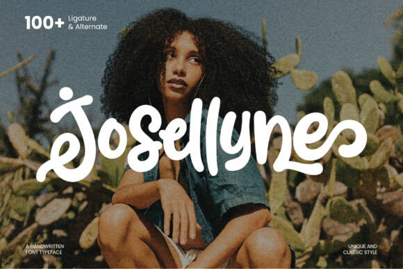 Josellyne Script Pro: A Bold Handwritten Typeface for Dynamic Brands