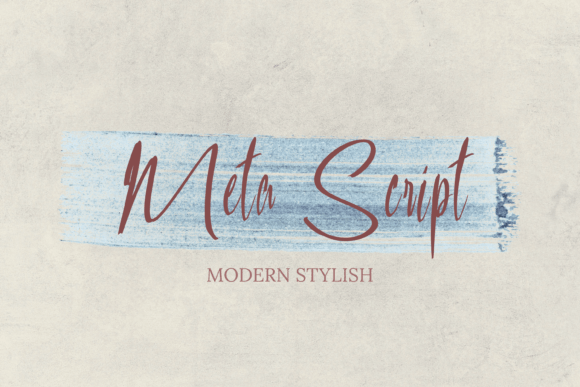 Meta Script: A Modern Handwritten Font for Authentic Design