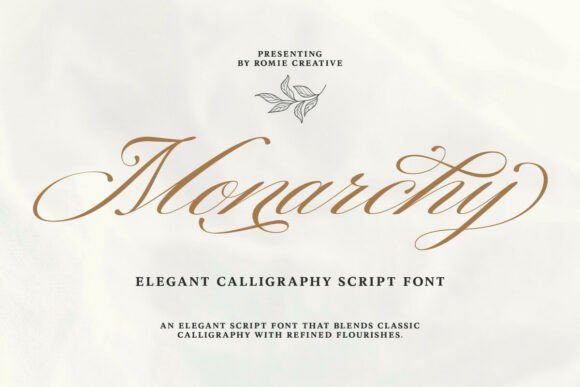 Monarchy Script: Elevating Your Design with Timeless Elegance