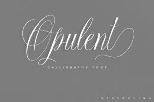 Opulent Script: Crafting Elegance for Modern Design
