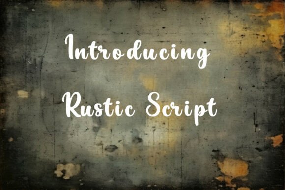 Rustic Script: Your Go-To for Authentic Branding