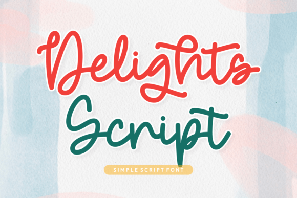 Warmth in Every Stroke: The Delights Script Typeface